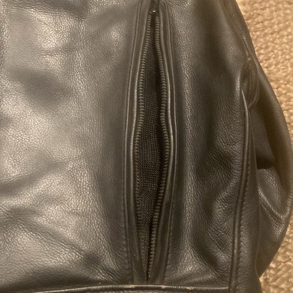 Johnson Leather women's motorcycle jacket size 8 - Picture 6 of 7